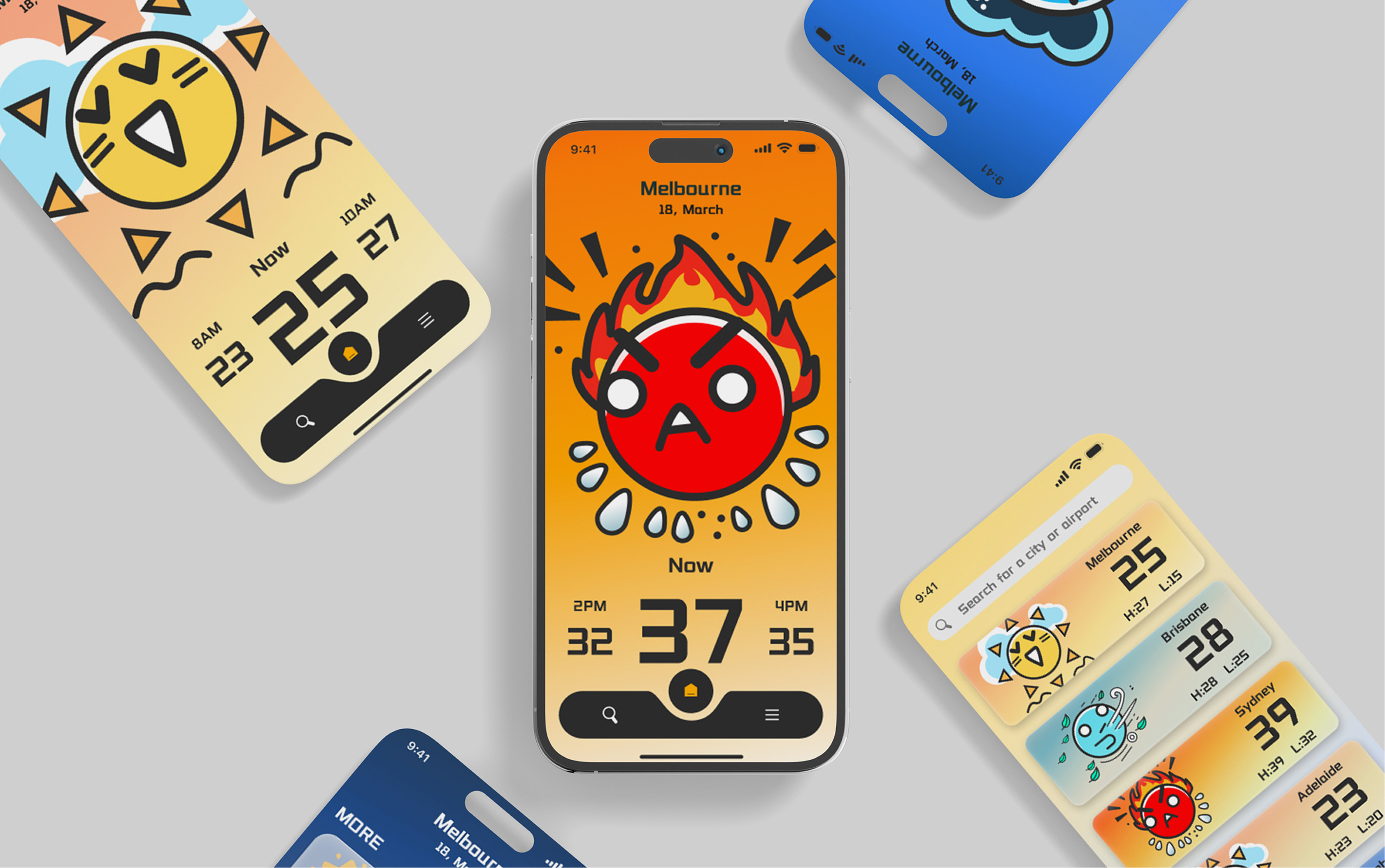 Emotions weather experience app